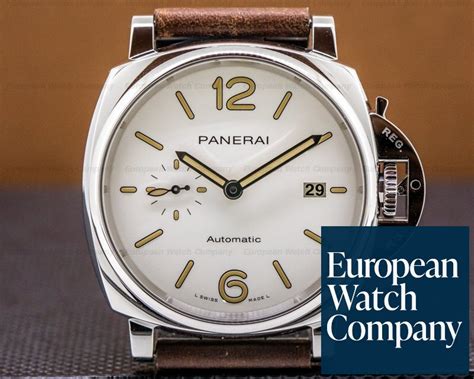 Panerai Luminor Due SS Ivory Dial .